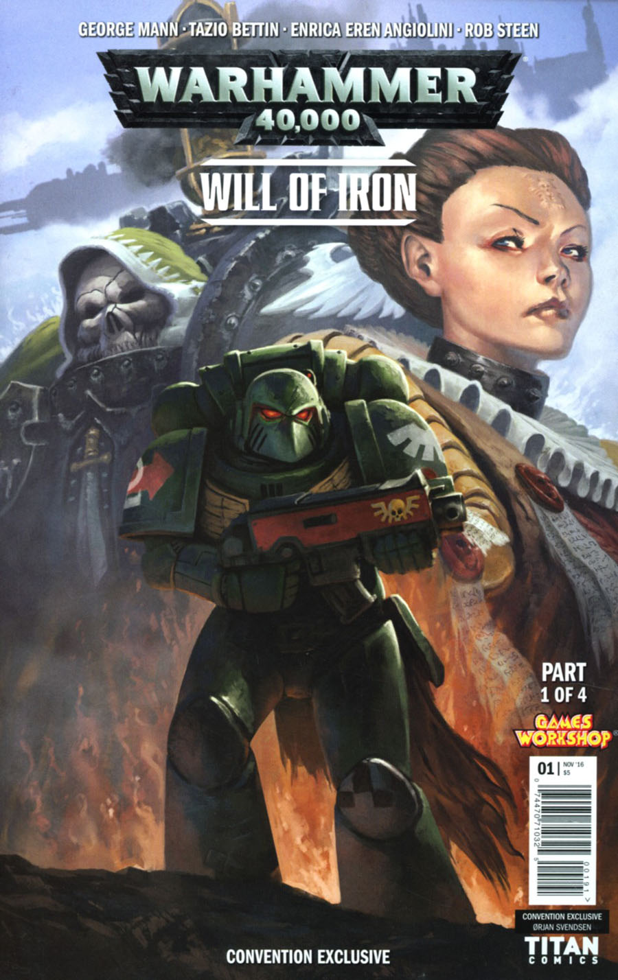 Warhammer 40000 Will Of Iron #1 Cover G NYCC Exclusive Orjan Svendsen Variant Cover