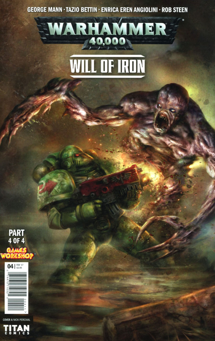 Warhammer 40000 Will Of Iron #4 Cover A Regular Nick Percival Cover