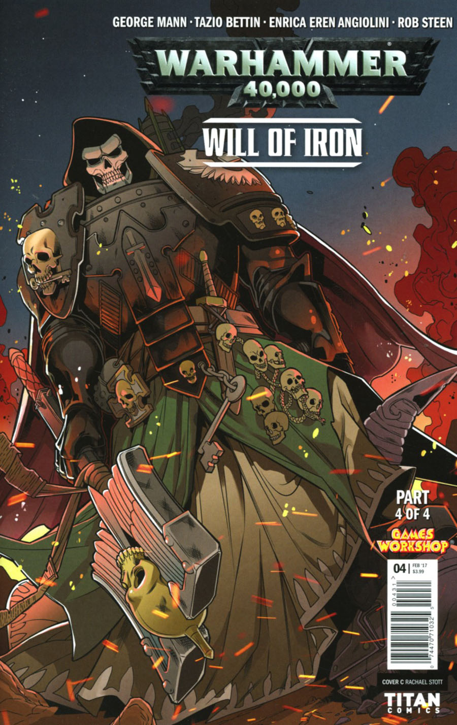 Warhammer 40000 Will Of Iron #4 Cover C Variant Rachael Stott Cover