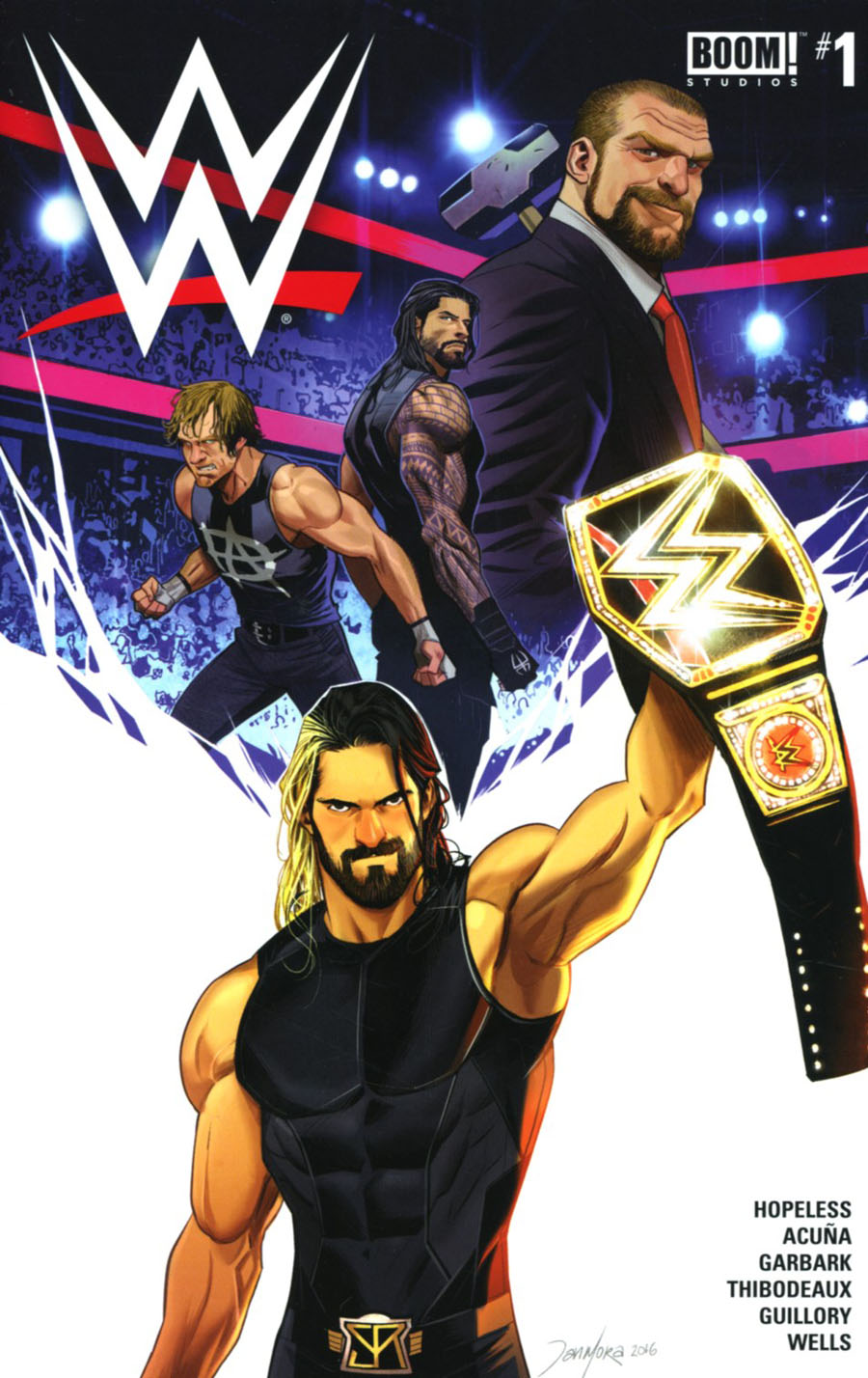 WWE #1 Cover A Regular Dan Mora Cover