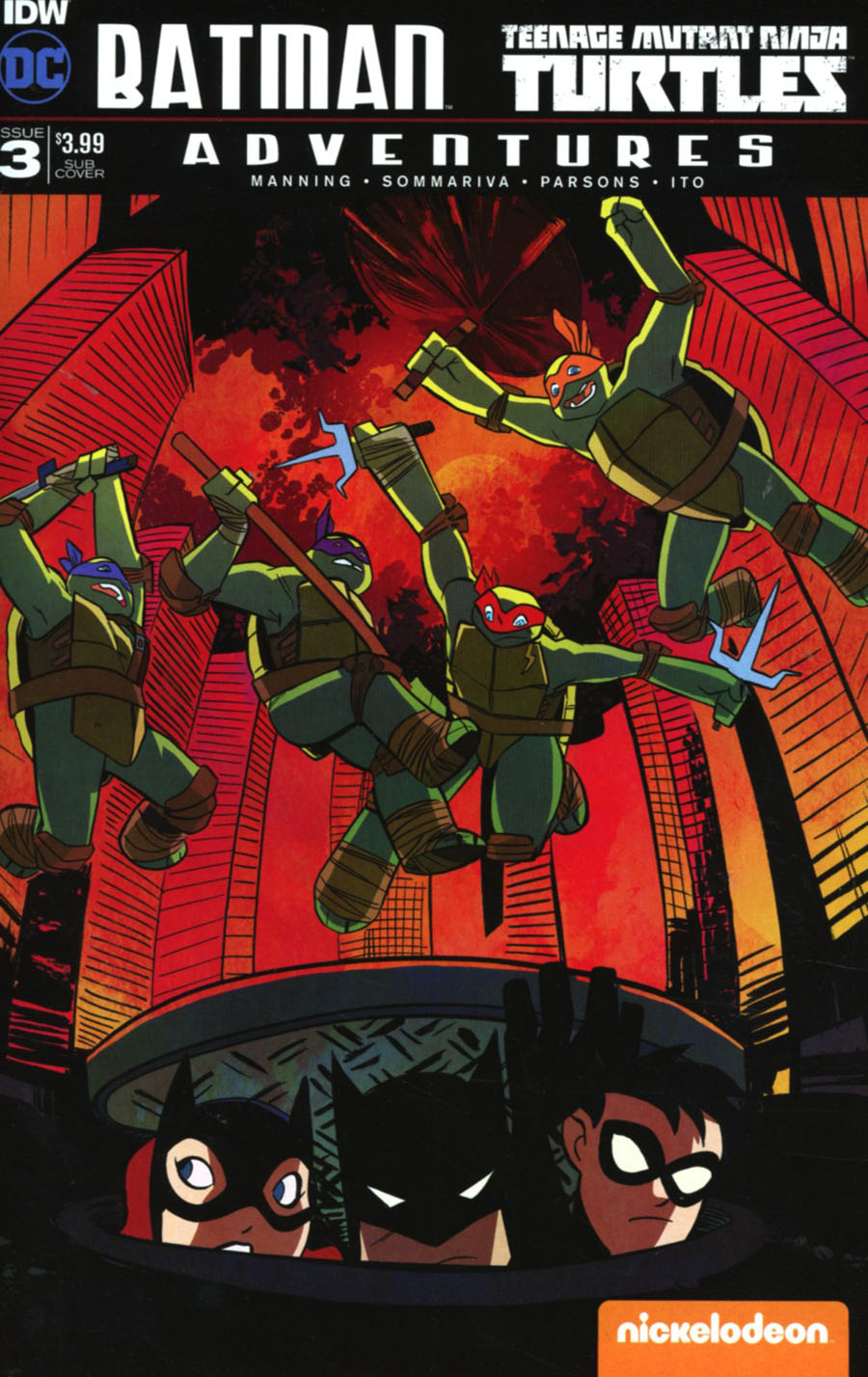 Batman Teenage Mutant Ninja Turtles Adventures #3 Cover B Variant Erica Henderson Subscription Cover