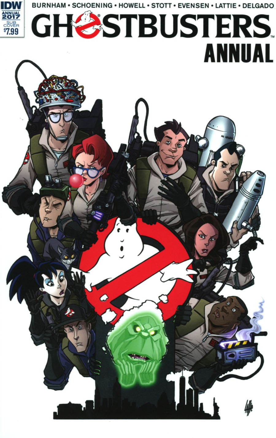 Ghostbusters Annual 2017 Cover B Variant Tim Lattie Subscription Cover