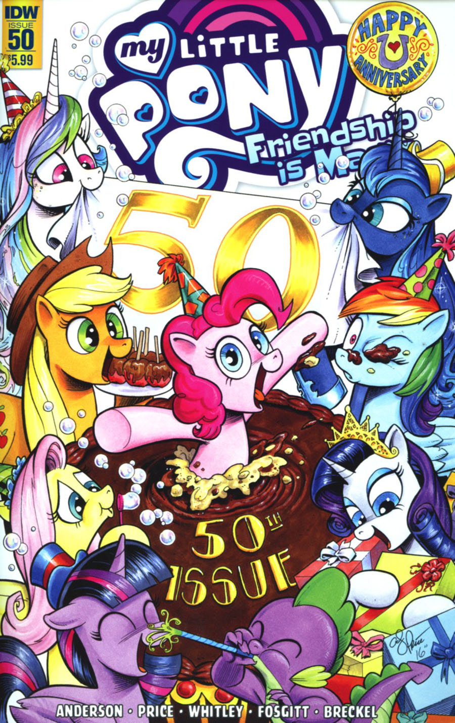 My Little Pony Friendship Is Magic #50 Cover A Regular Andy Price Cover