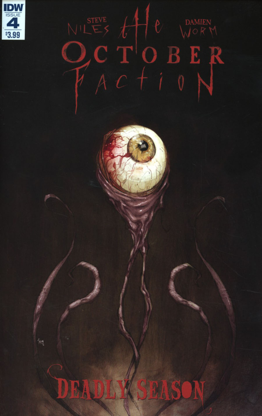 October Faction Deadly Season #4 Cover A Regular Damien Worm Cover