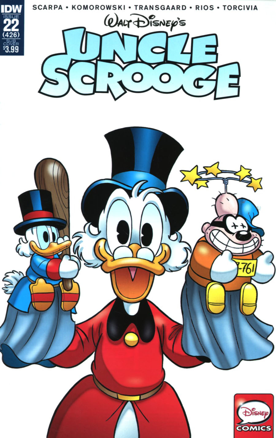 Uncle Scrooge Vol 2 #22 Cover B Variant Andrea Freccero Subscription Cover