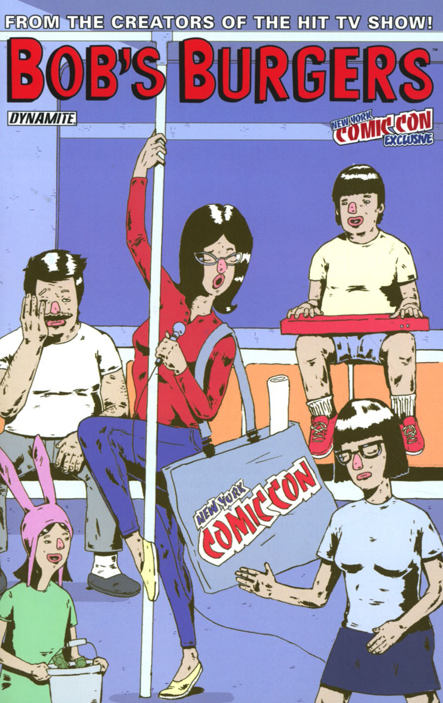 Bobs Burgers Vol 2 #15 Cover D NYCC Exclusive Jack Herzog Variant Cover