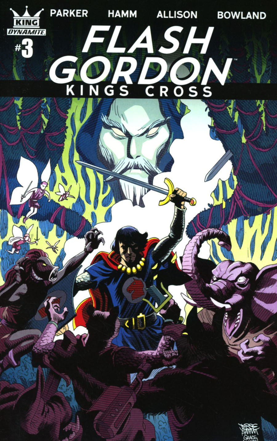 Flash Gordon Kings Cross #3 Cover A Regular Jesse Hamm & Grace Allison Cover
