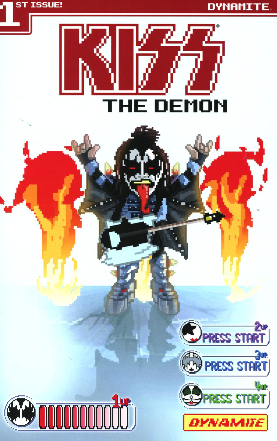 KISS The Demon #1 Cover C Variant Michael Adams 8-Bit Cover