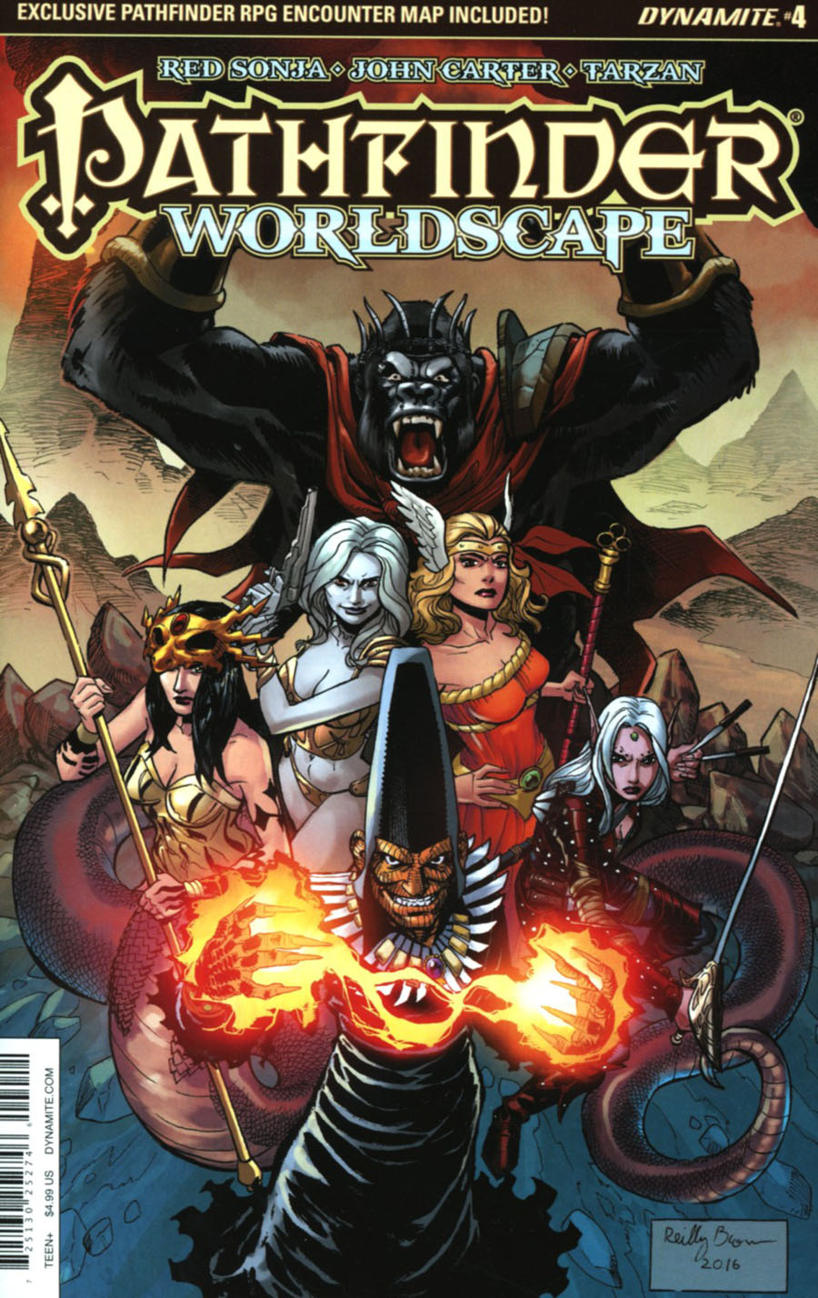 Pathfinder Worldscape #4 Cover A Regular Reilly Brown Cover