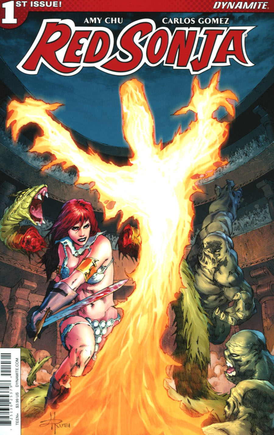 Red Sonja Vol 7 #1 Cover F Variant Mel Rubi Subscription Cover