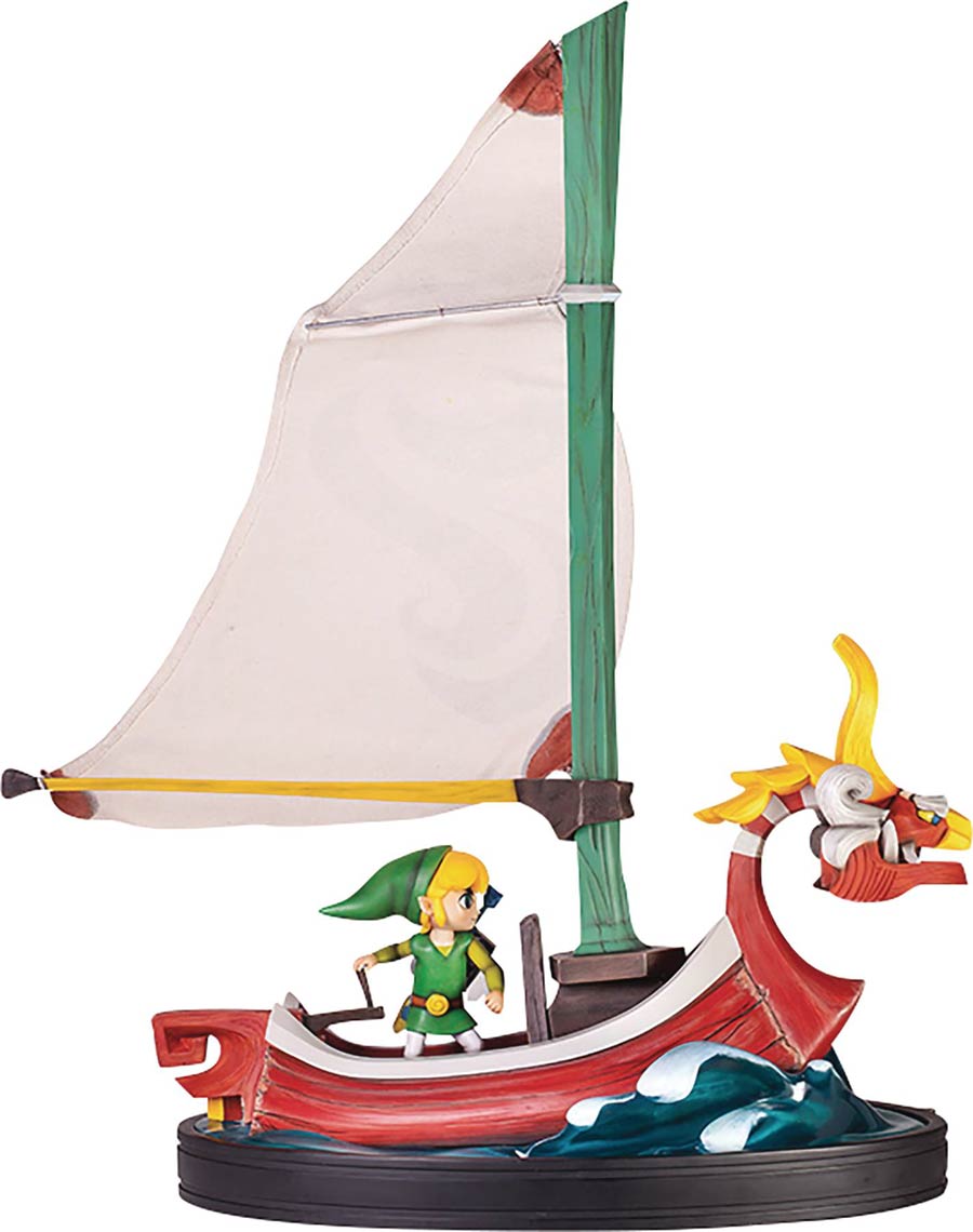 Legend Of Zelda Wind Waker Link & King Of The Red Lions Statue