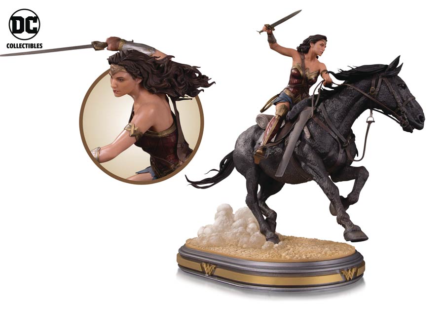 Wonder Woman Movie Wonder Woman On Horseback Deluxe Statue
