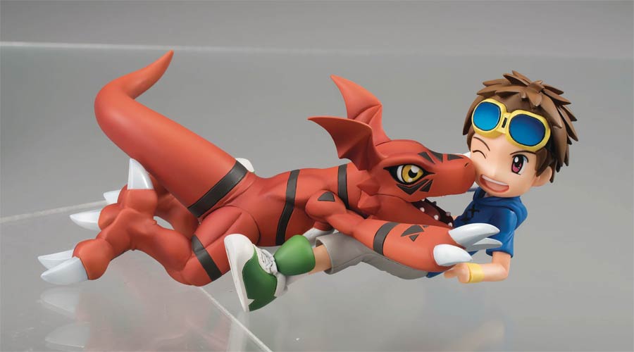 Digimon Tamers Matsuda Takato & Guilmon Gem PVC Figure
