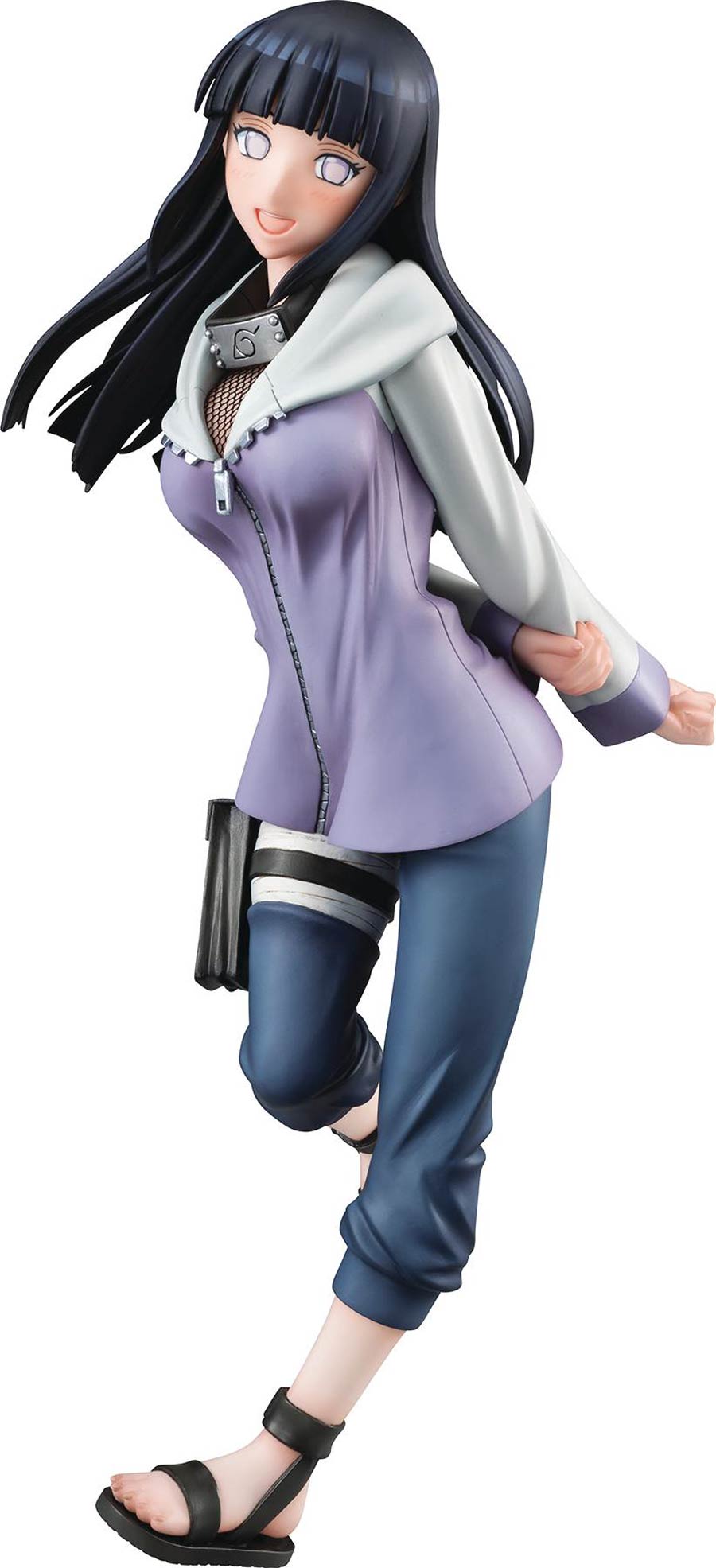 Naruto Gals Hyuga Hinata Black Hair PVC Figure