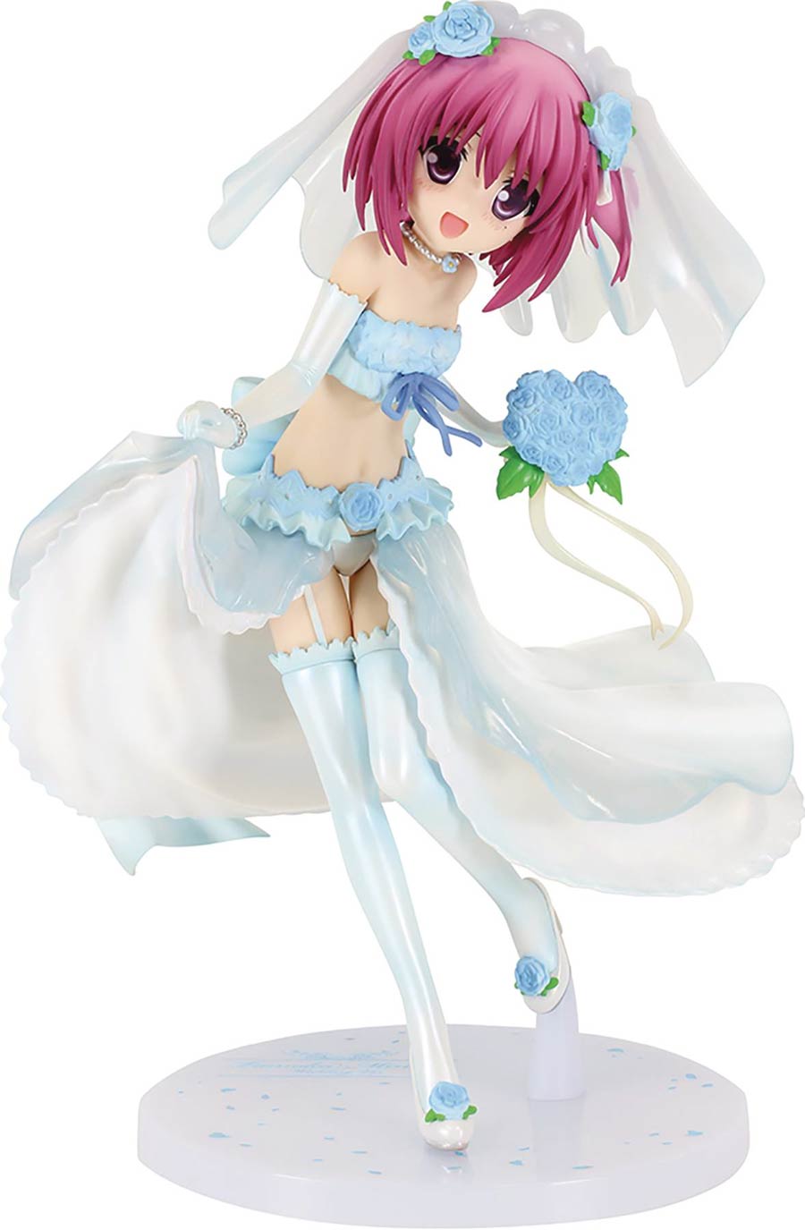 Ro-Kyu-Bu SS Tomoka Minato Blue Wedding Dress PVC Figure