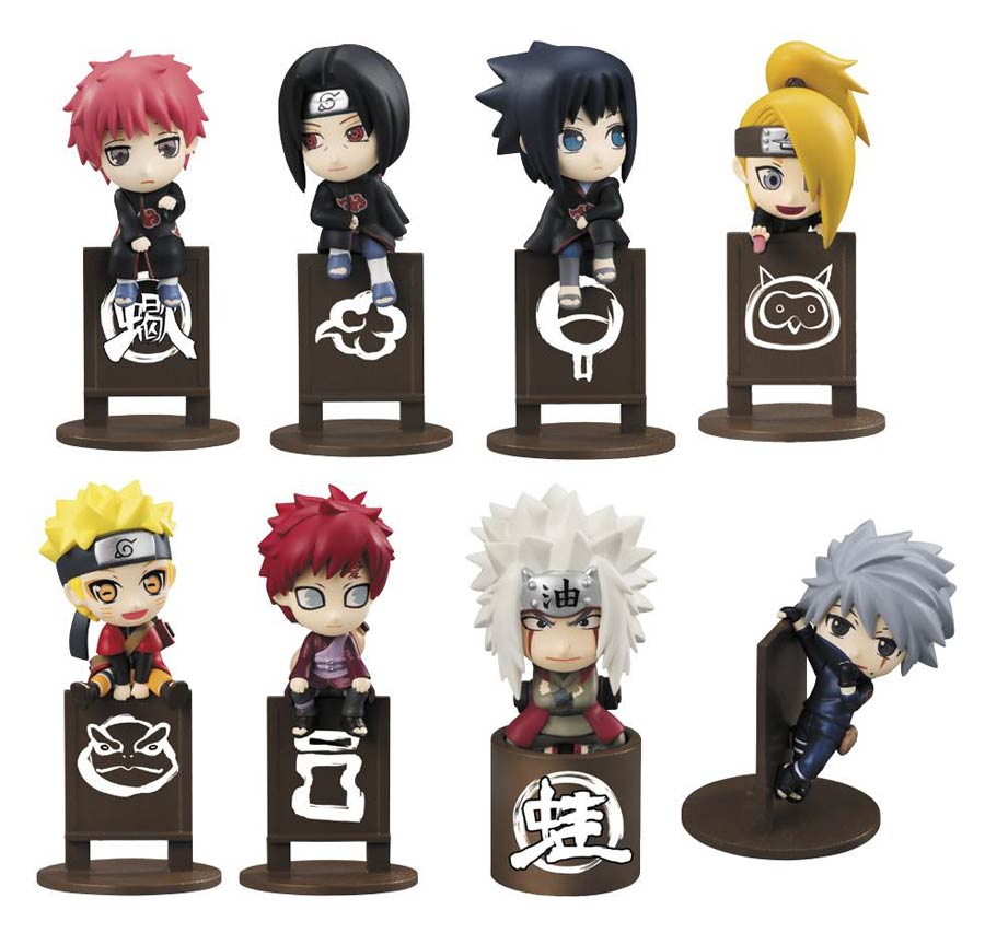 Ochatomo Naruto Lets Enjoy Tea Blind Mystery Box 8-Piece Display