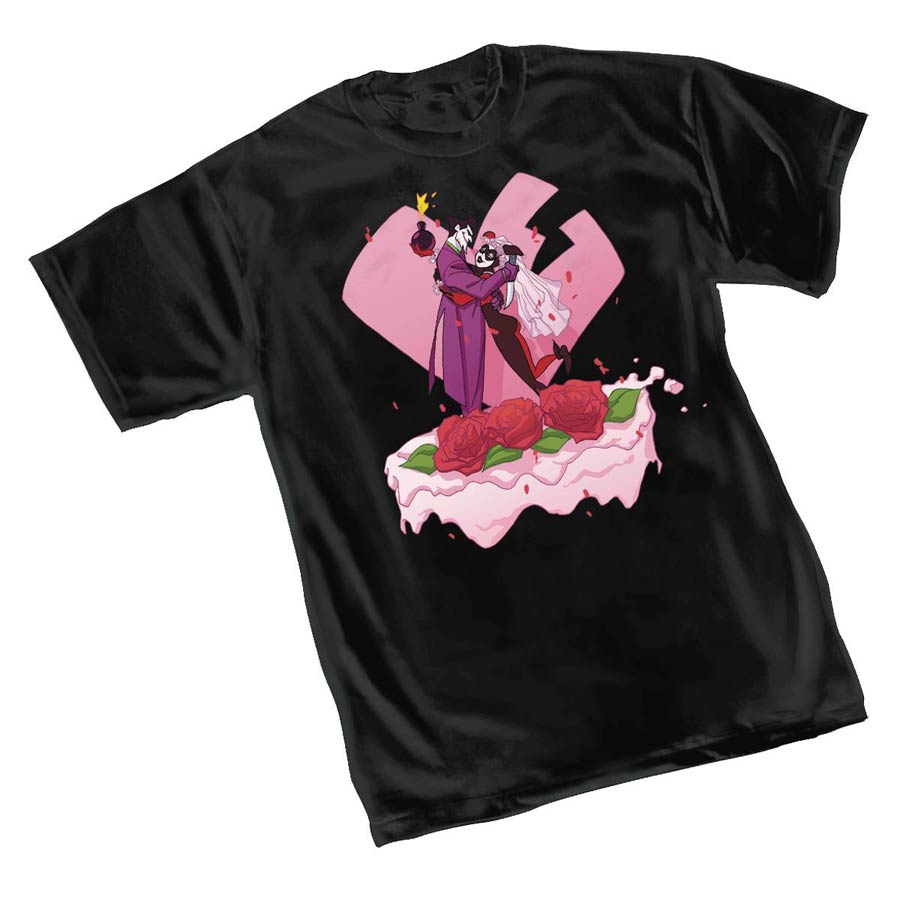 Joker Harley Quinn Dessert T-Shirt Large
