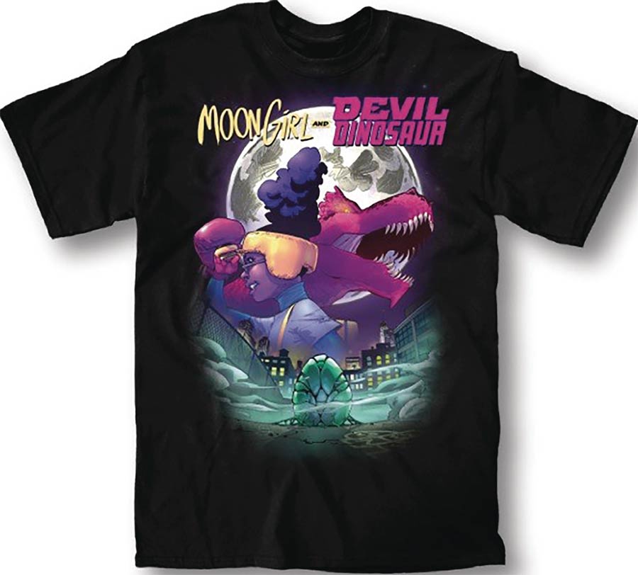 Marvel Moon Girl And Devil Dinosaur #7 Black T-Shirt Large