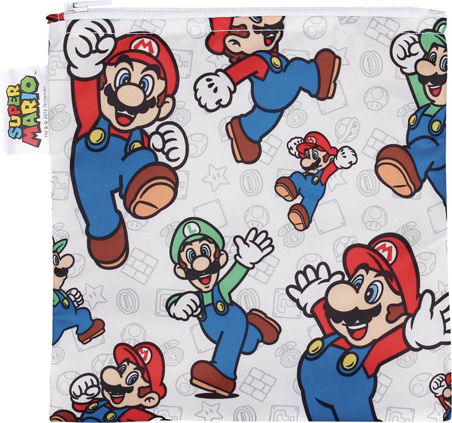Nintendo Reusable Snack Bag - Mario & Luigi