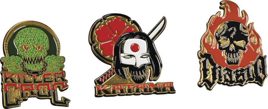 Suicide Squad Movie Lapel Pin Set - Set 2