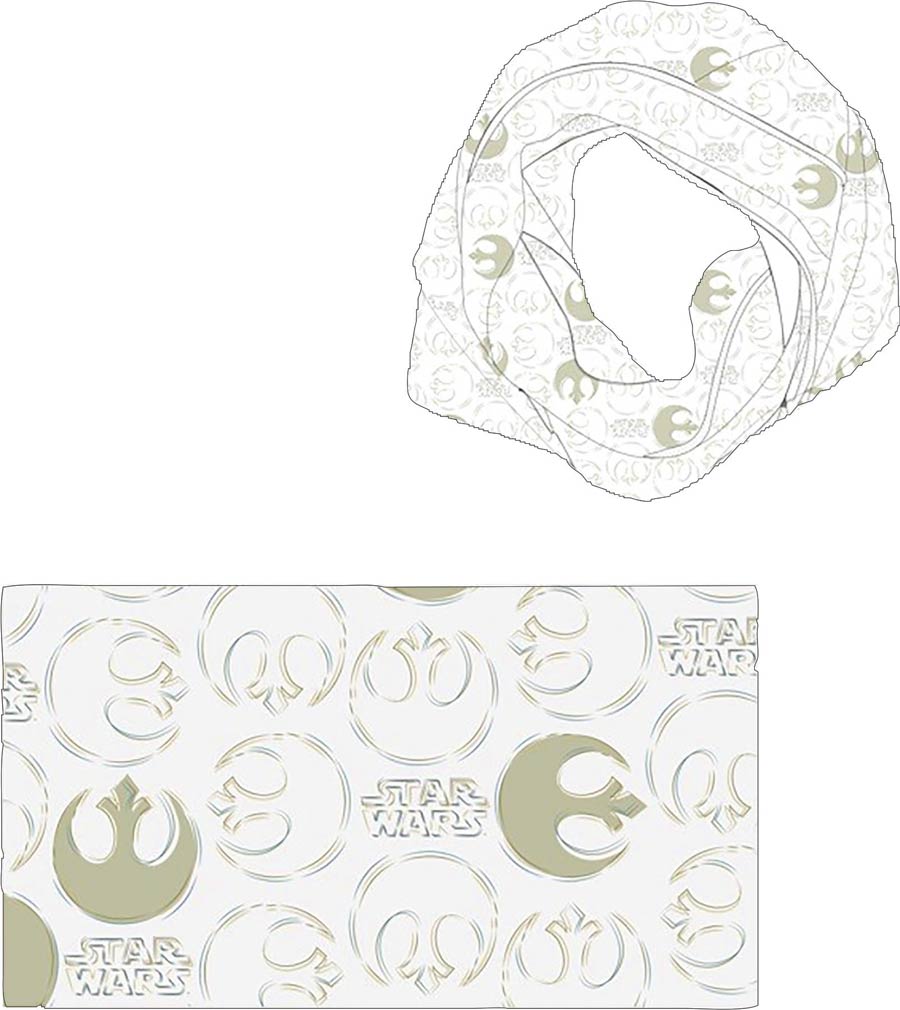Star Wars Rogue One Rebel Fill Logo Sand Soft Touch Scarf