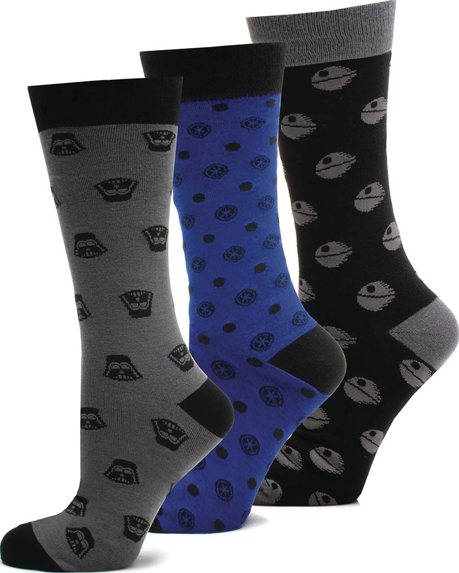 Star Wars Evil Feet 3-Pair Sock Gift Set