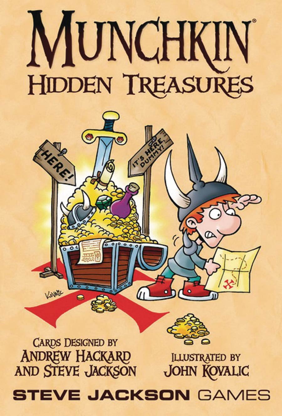 Munchkin Hidden Treasures Card Game Expansion