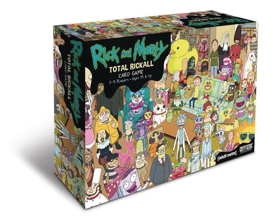 Rick And Morty Total Rickall Cooperative Card Game