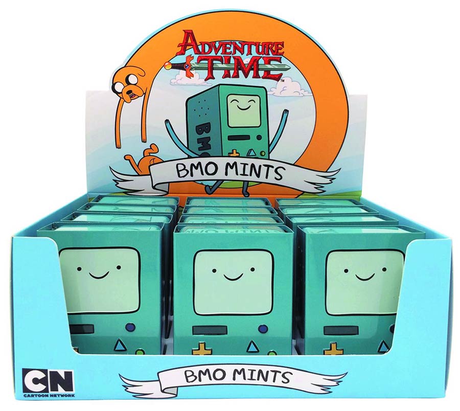 Adventure Time B-Mo Mints Candy Tin 12-Piece Display