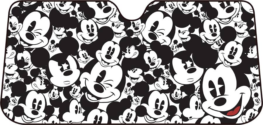 Disney Mickey Mouse Expressions Accordion Auto Sunshade