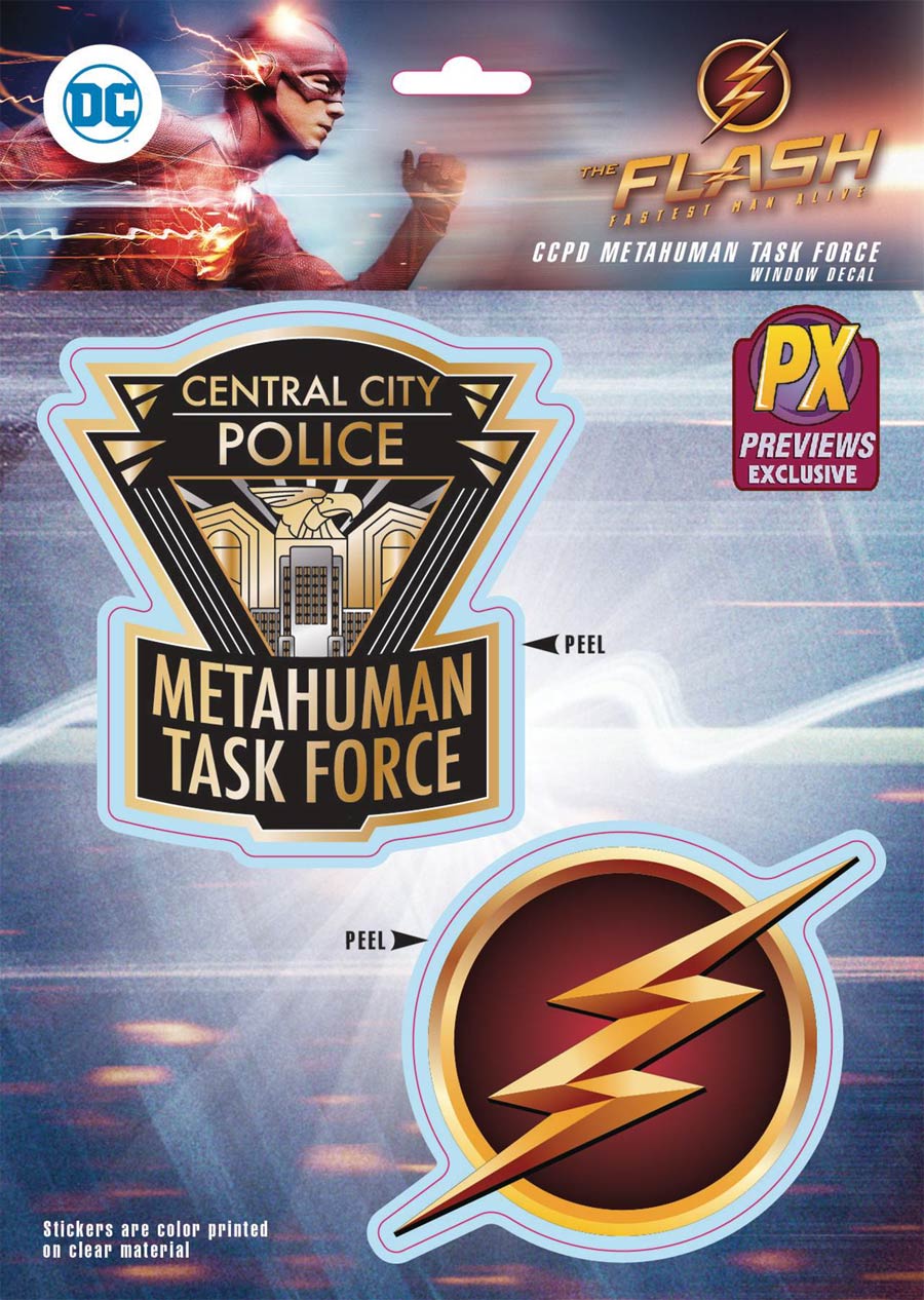 Flash TV CCPD Metahuman Taskforce Previews Exclusive Decal