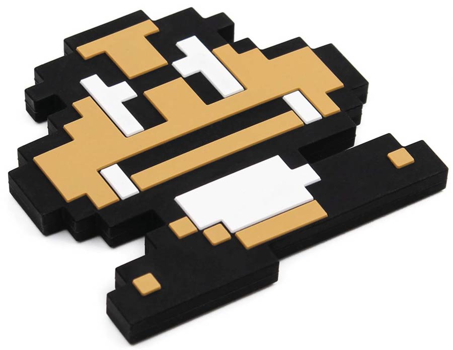 Nintendo Hand Held Teether - 8-Bit Goomba