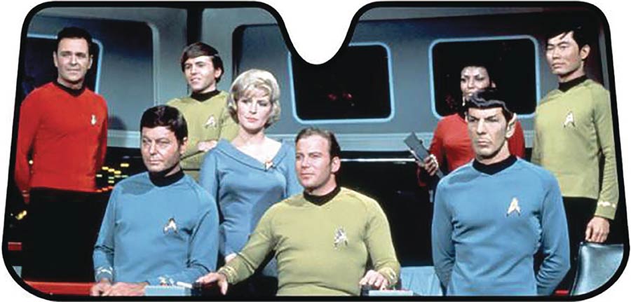 Star Trek The Original Series Accordion Auto Sunshade