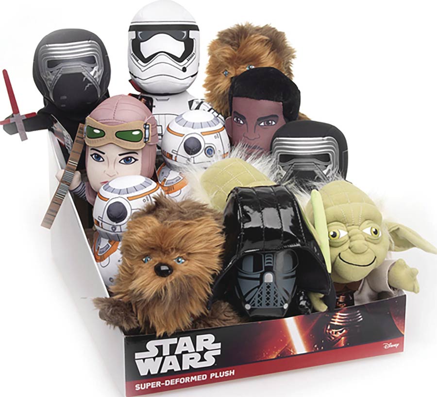 Star Wars Super Deformed Plush 12-Piece Assortment Case