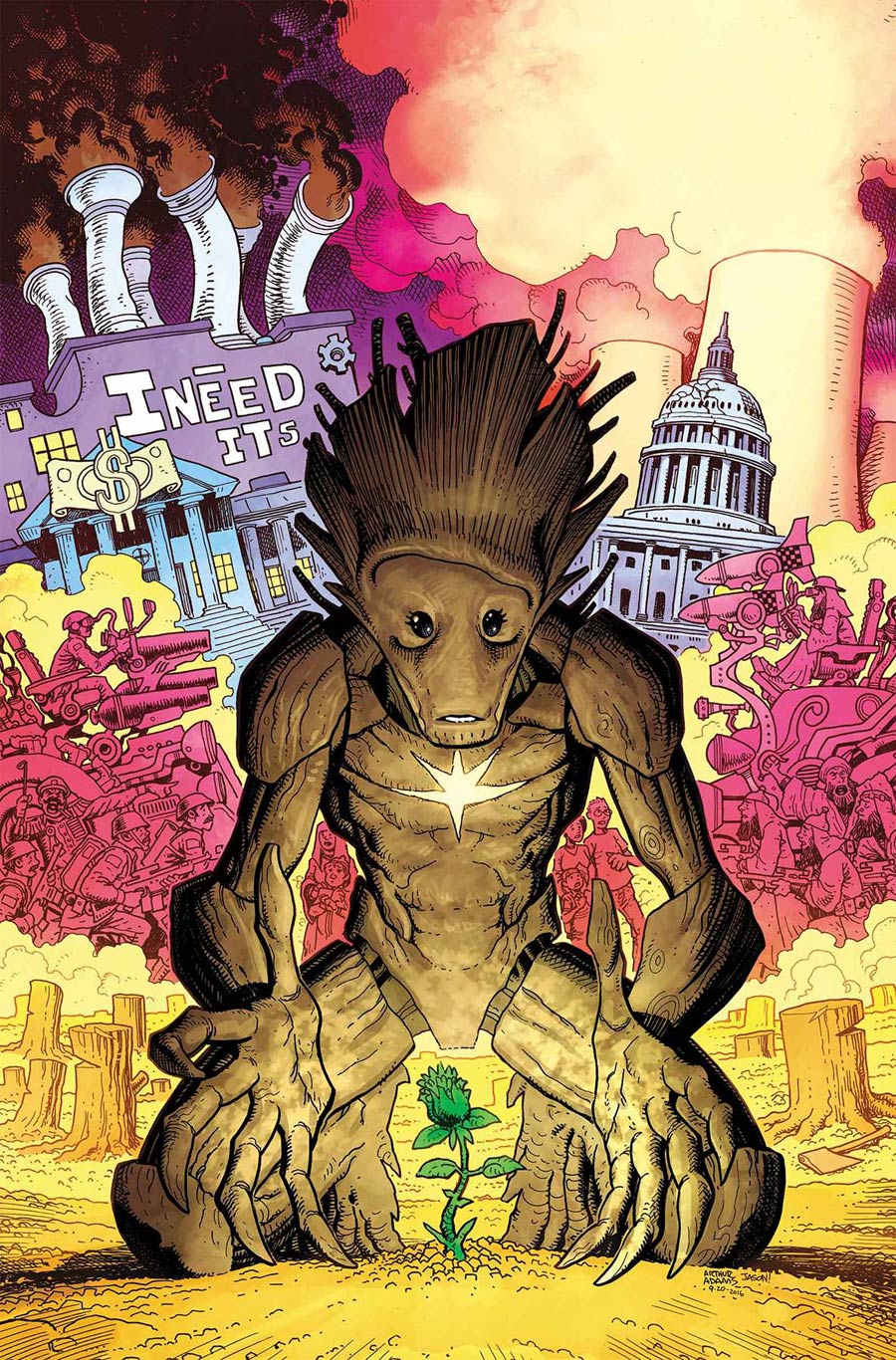 Guardians Of The Galaxy Vol 4 #16 By Arthur Adams Poster