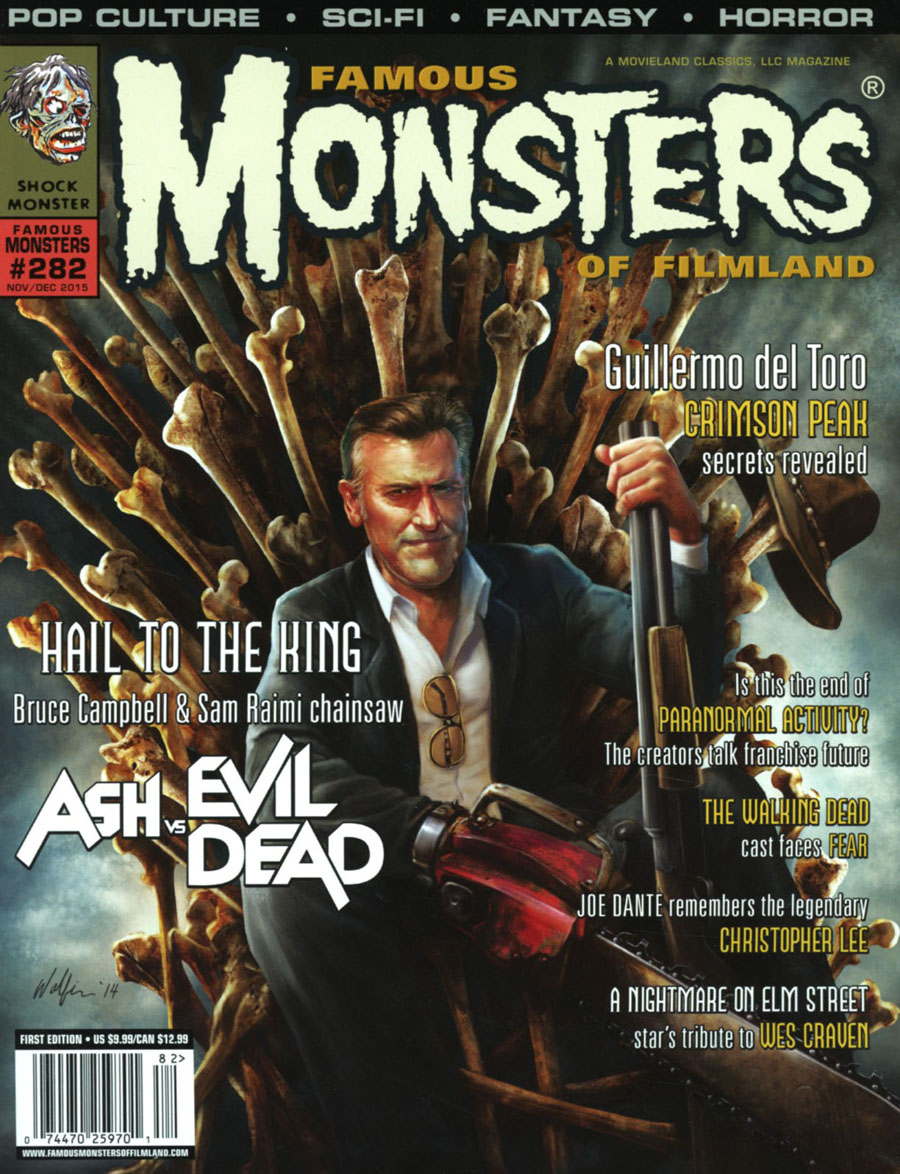 Famous Monsters Of Filmland #282 Ash vs Evil Dead Cover