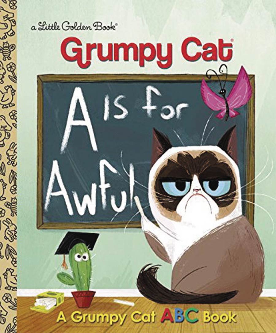 A Is For Awful A Grumpy Cat ABC Book Little Golden Book HC