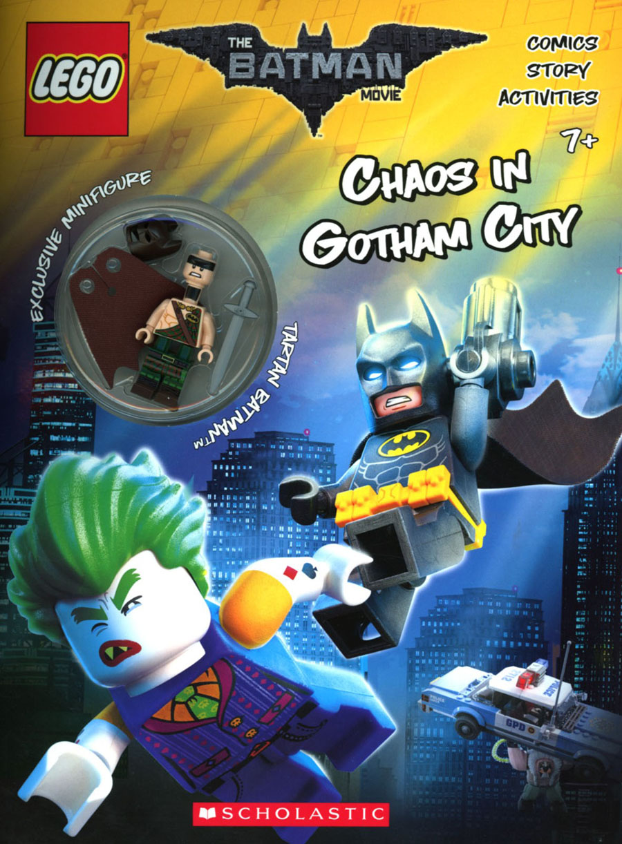 LEGO Batman Movie Chaos In Gotham City Activity Book With Minifigure