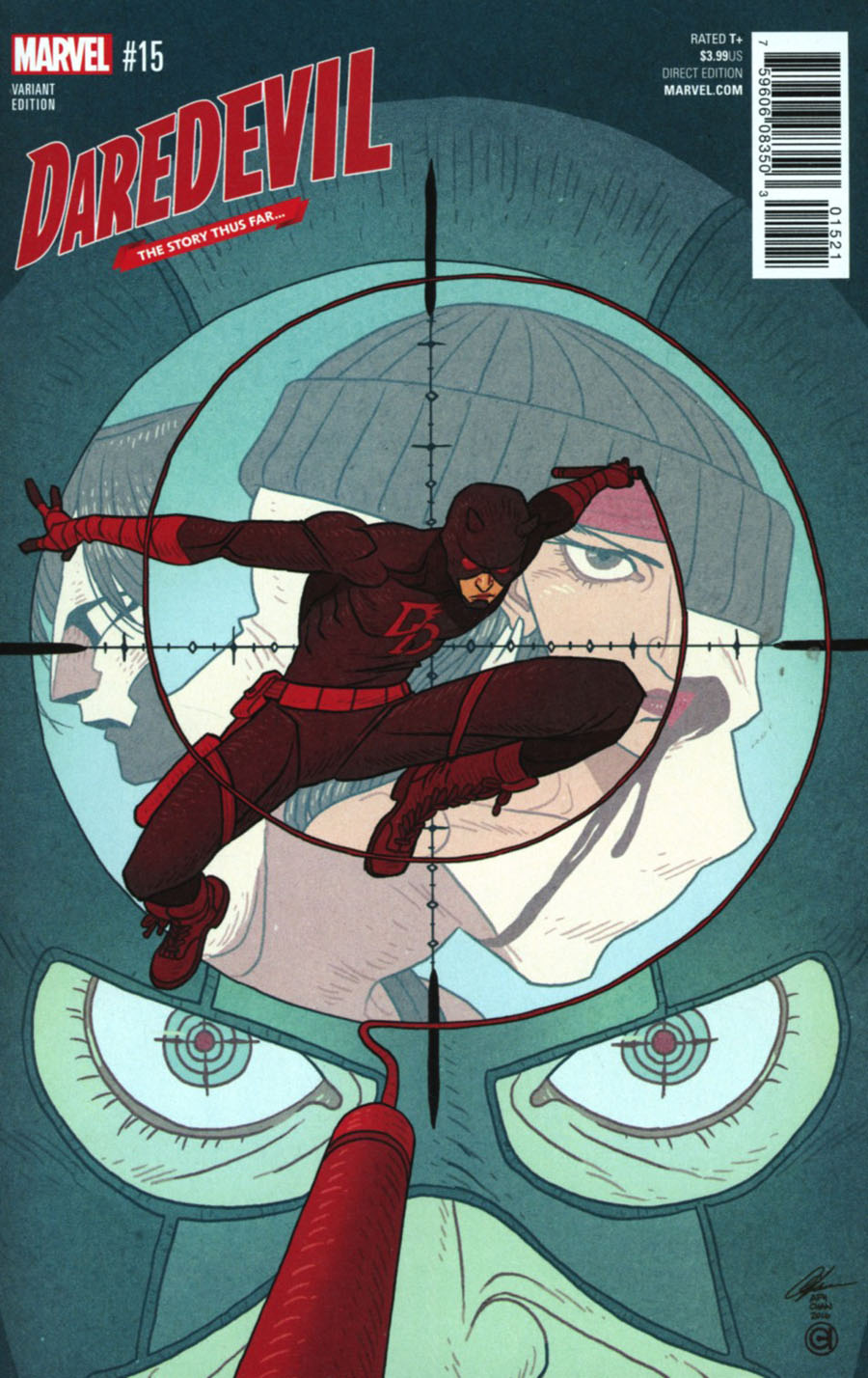 Daredevil Vol 5 #15 Cover B Variant Story Thus Far Cover (Marvel Now Tie-In)