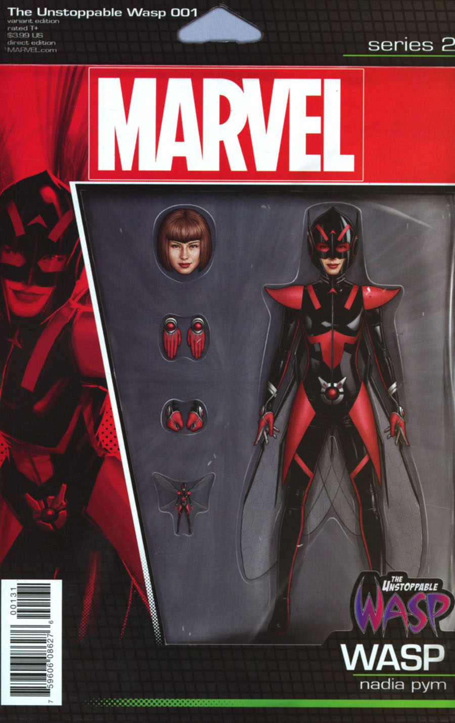 Unstoppable Wasp #1 Cover C Variant John Tyler Christopher Action Figure Cover (Marvel Now Tie-In)