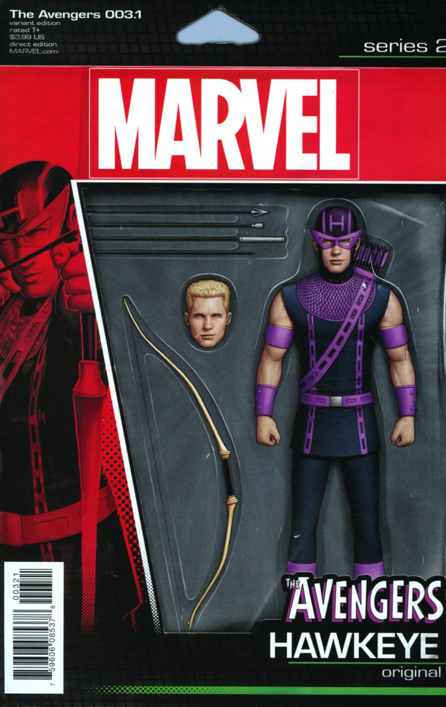 Avengers Vol 6 #3.1 Cover B Variant John Tyler Christopher Action Figure Cover