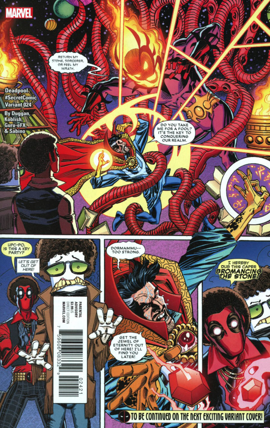 Deadpool Vol 5 #24 Cover B Variant Scott Koblish Secret Comics Cover