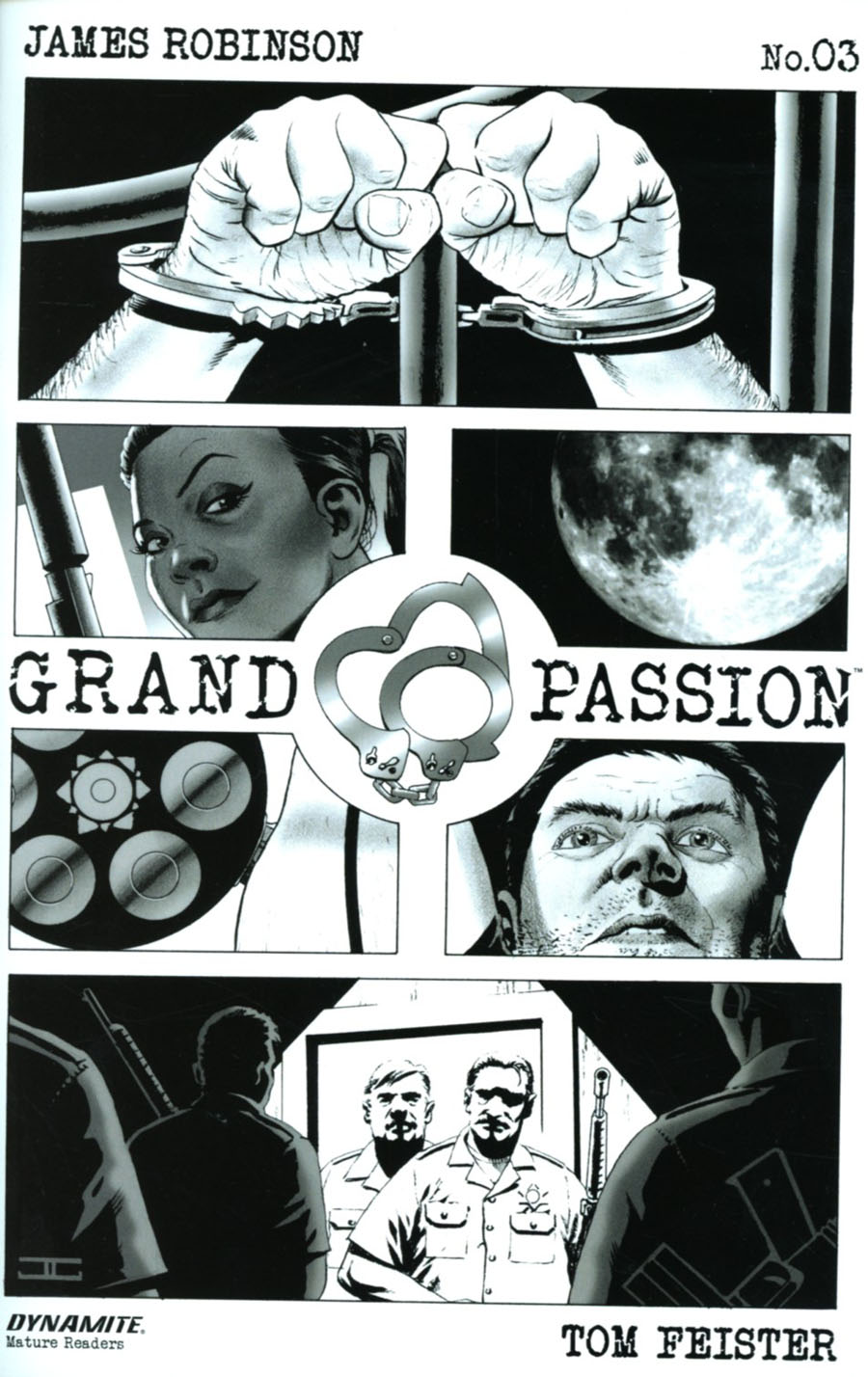 Grand Passion #3 Cover B Incentive John Cassaday Black & White Cover