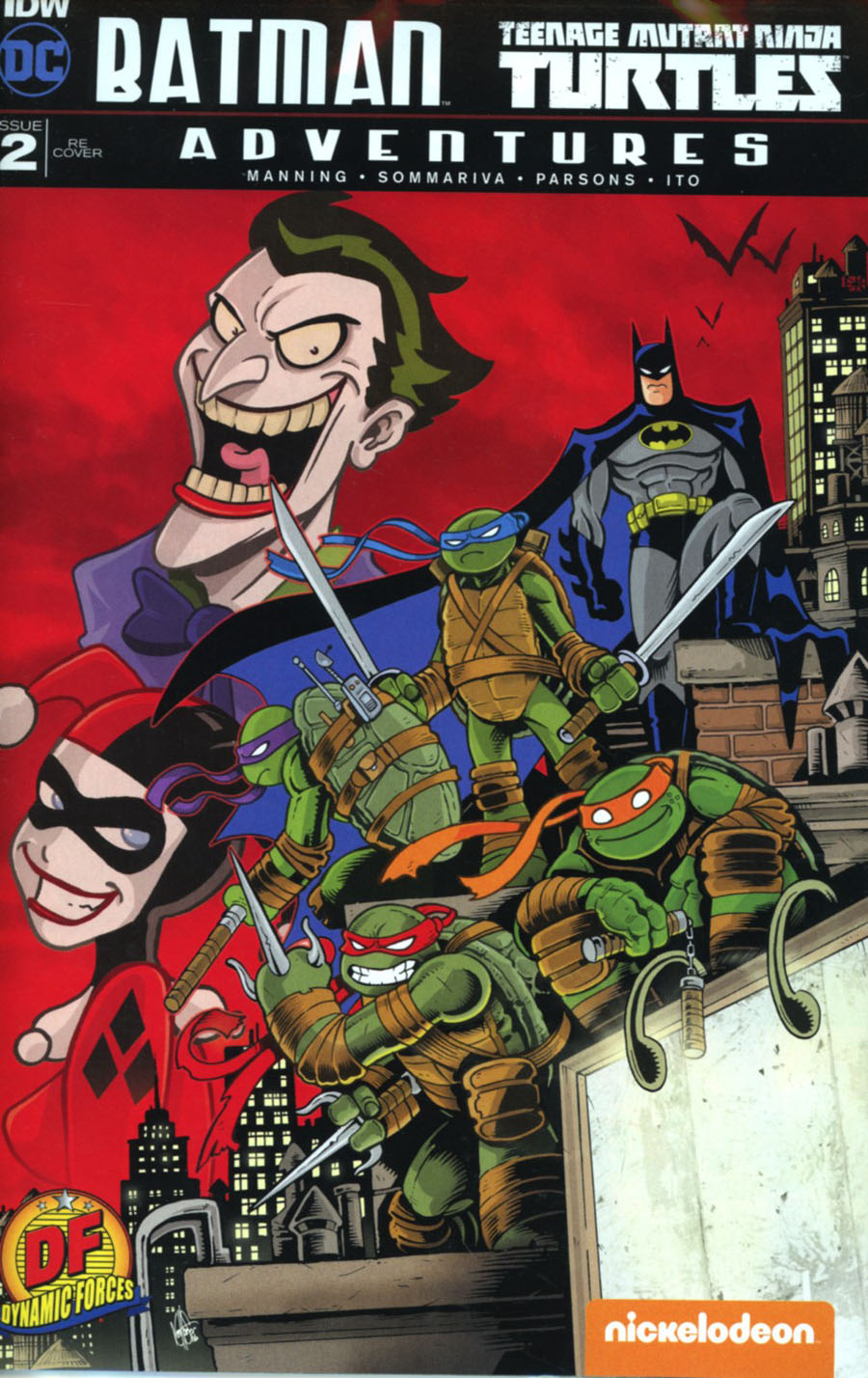 Batman Teenage Mutant Ninja Turtles Adventures #2 Cover E DF Exclusive Ken Haeser Variant Cover