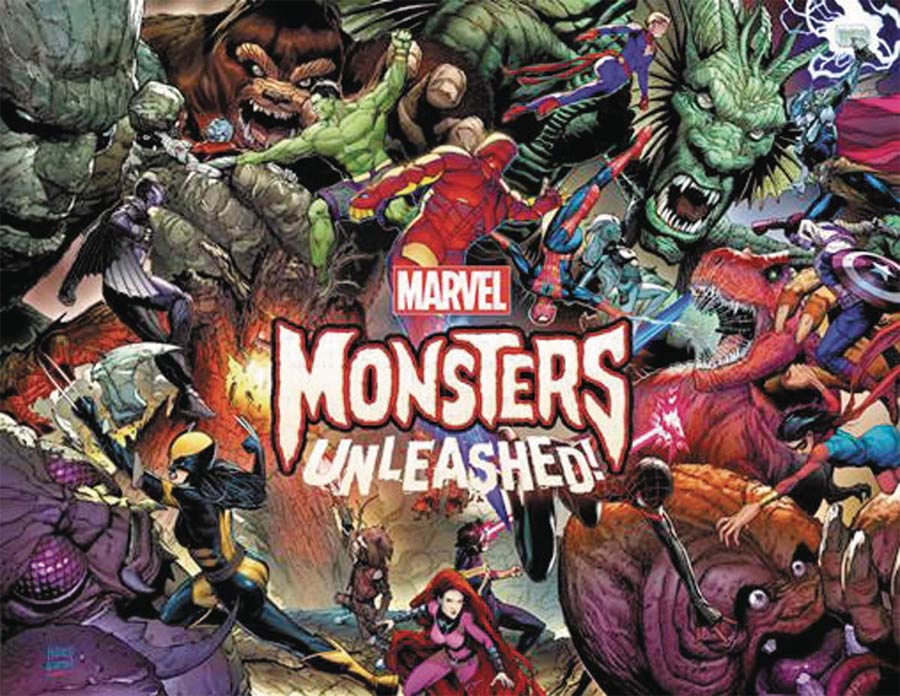 Monsters Unleashed #1 Cover M DF Signed By Cullen Bunn