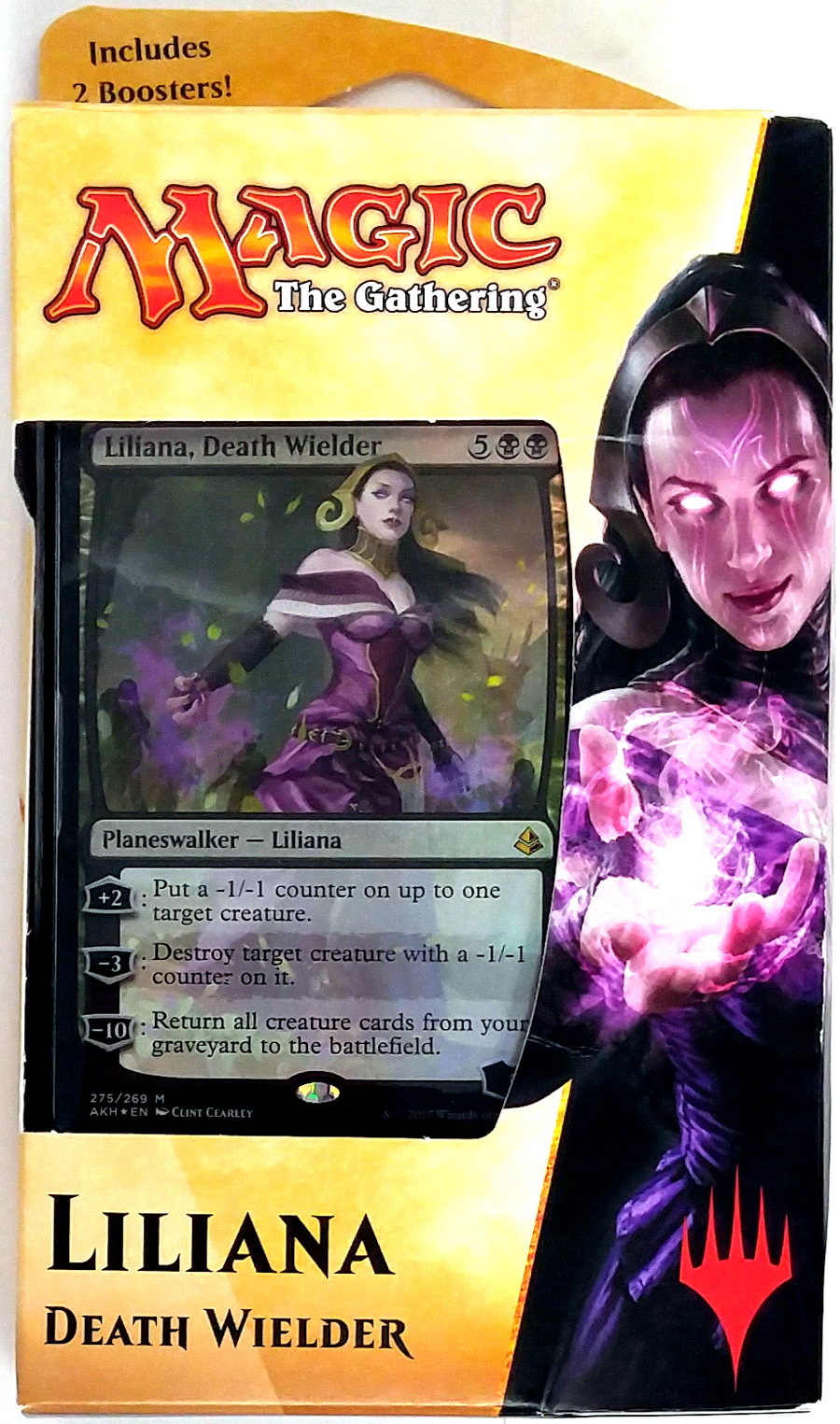 Magic The Gathering CCG Amonkhet Planeswalker Deck - Liliana Death Wielder