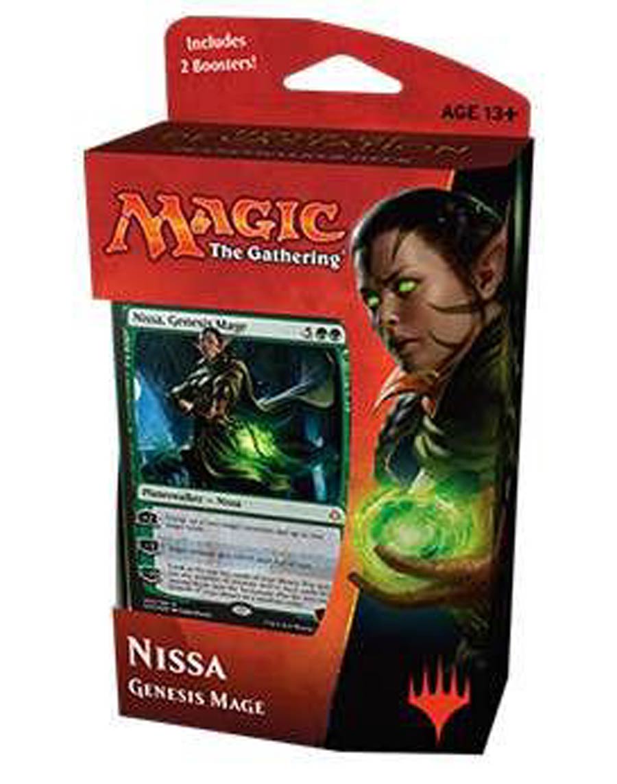 Magic The Gathering CCG Hour Of Devastation Planeswalker Deck - Nissa Genesis Mage
