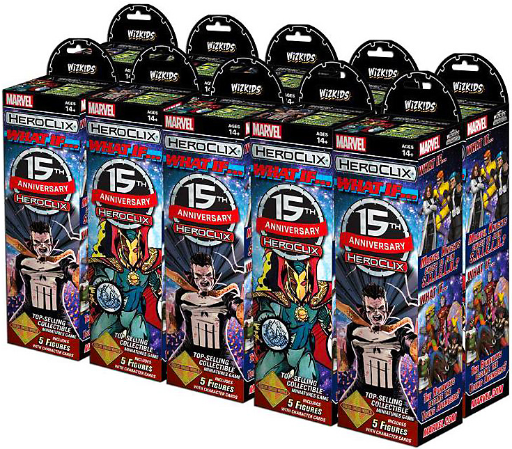 Marvel HeroClix 15th Anniversary What If Booster Brick Of 10 Packs