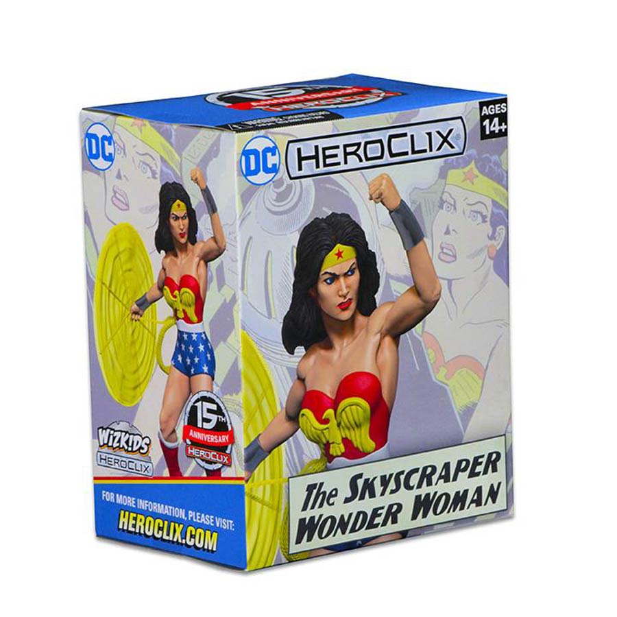 DC HeroClix 15th Anniversary Elseworlds Colossal Skyscraper Wonder Woman Case Incentive (PR)