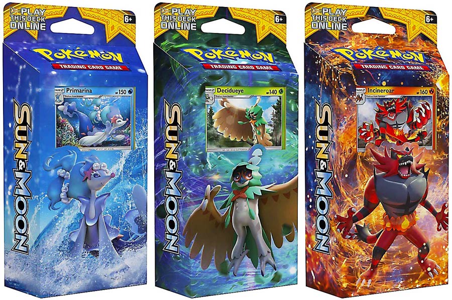 Pokemon TCG Sun & Moon Theme Deck Display (12)